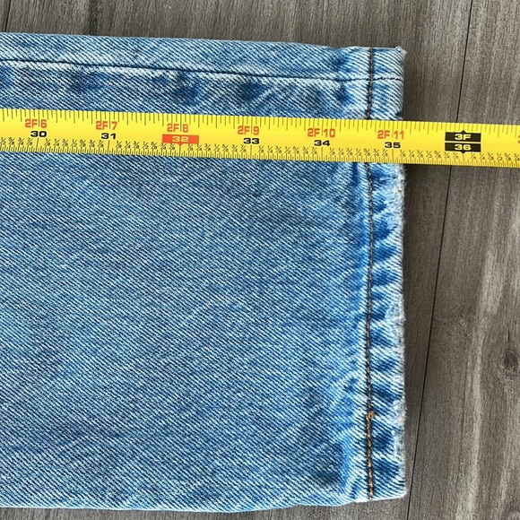 Levi's Cropped Jeans Straight Fit Blue Size Xs - Picture 13 of 16